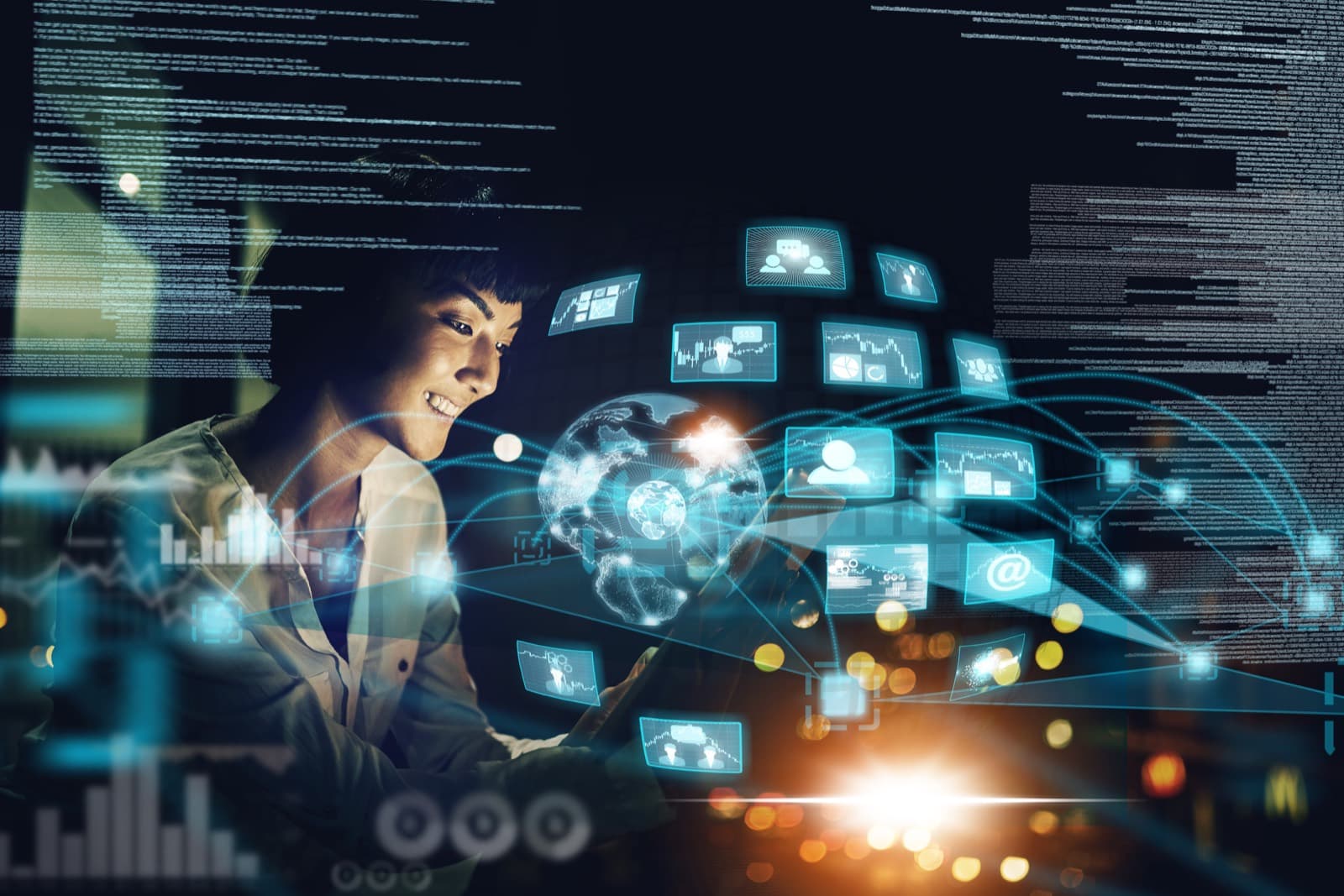 Digital communication and publishing network for a press room